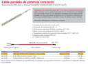 Cable calef. 30 W/m a 230 V, aislamiento + trenza metálica - AKO 