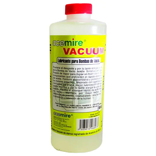 Aceite para bomba vacuum 1/2 Litro - ACEMIRE 