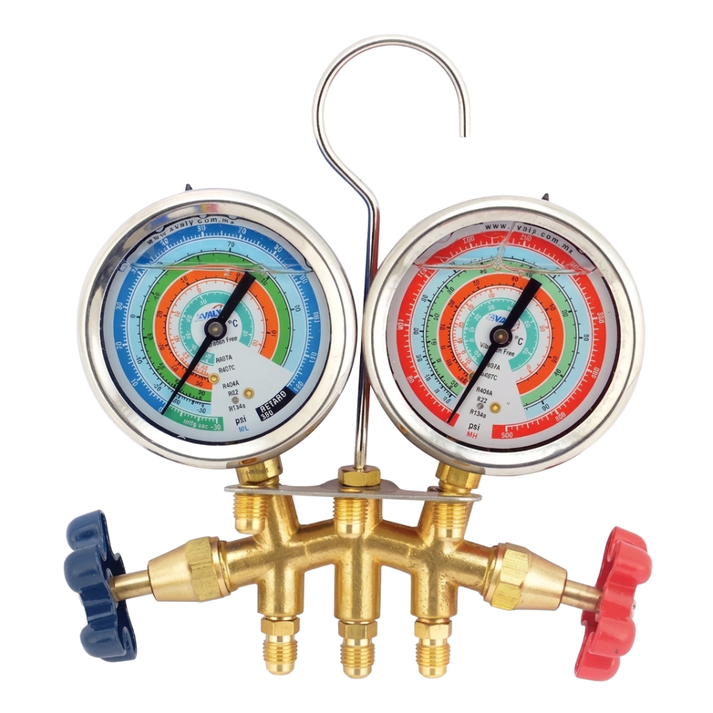 [HERMANAVA-660AGL3ME] AVALY MANIFOLD DE GLICERINA 60" R404A,R410A R22,R507