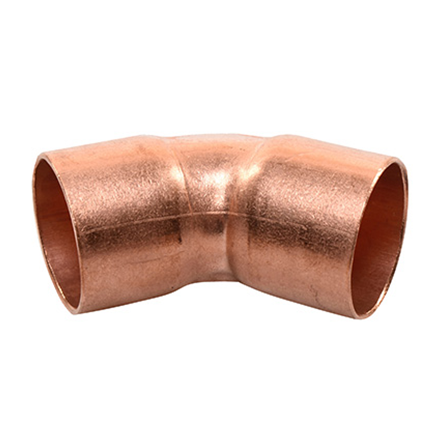 Codo de cobre 3/4 x 45 ø