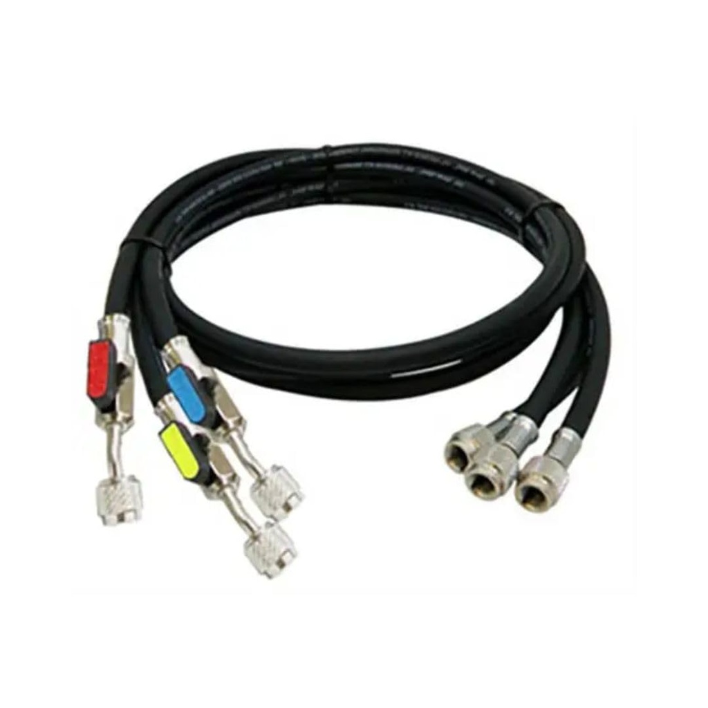 CPS JUEGO DE MANGUERA PREMIUM NEGRA C/VALVULA 1.5MTS