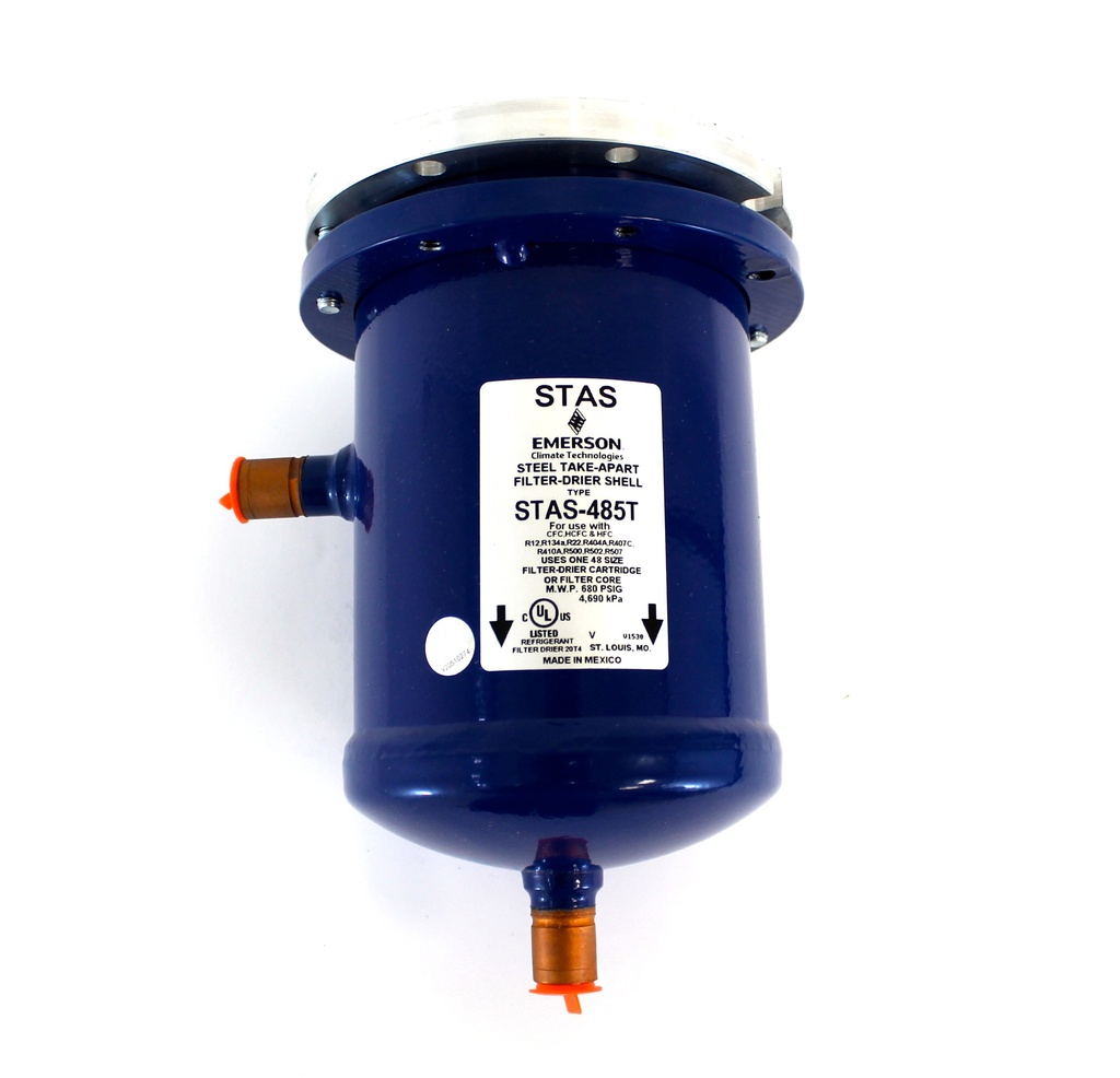 [FILEMESTAS4811T] Filtro Deshidratador de Líquido Recargable de 1 Piedra 1 3/8 Soldable- Copeland 