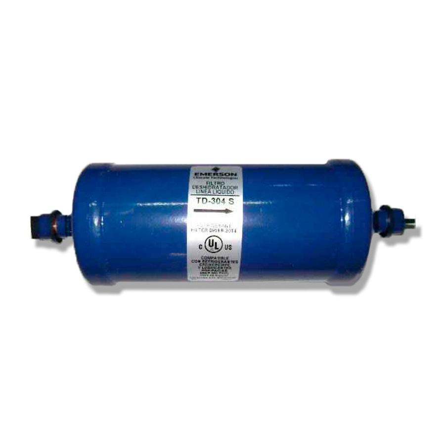 Filtro Deshidratador TD304S sellado 1/2 Soldar- Copeland