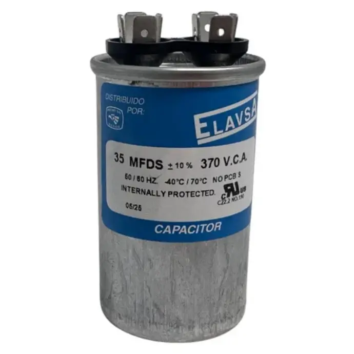 Capacitor de trabajo 35 MFD 370V - KRONA