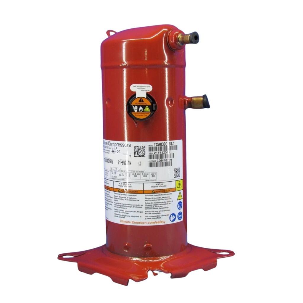 [COMTRACOM11199] Compresor Scroll para R22 de 4 TR 220/1/60 Monofásico - TRANE