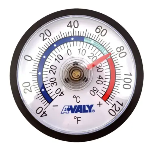 [HERTERAVA-613] AVALY TERMOMETRO REDONDO P/VITRINA C/IMAN