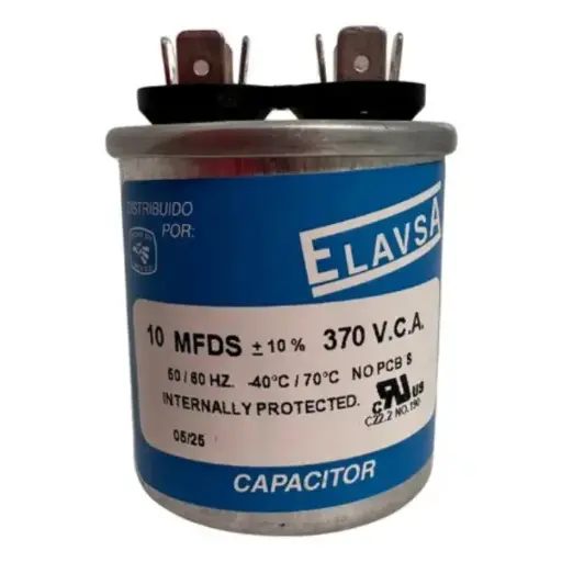 [CAPKRO10370] Capacitor de trabajo 10 MFD 370V - KRONA