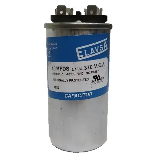 [CAPKRO40370] Capacitor de trabajo 40 MFD 370V - KRONA