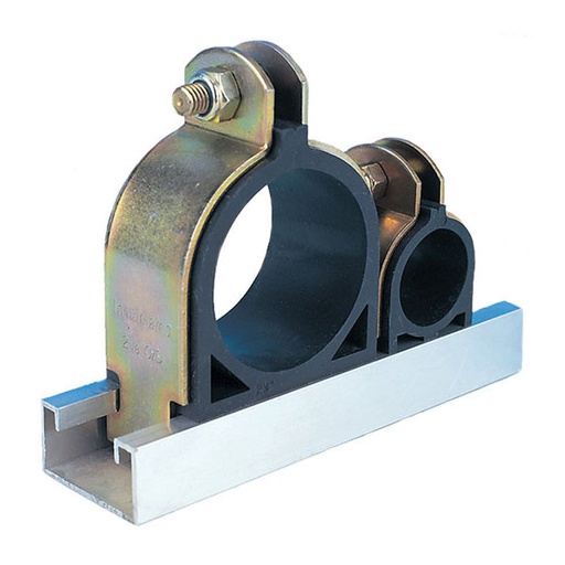 [HERUNINOR-B6264(PIEZA)] Abrazaderas con asiento de goma de 1 1/8 - NORCUL BBJ